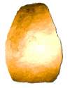 Folioe Natural Shape Salt Lamps Mini Moon Light White