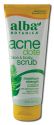 Alba Botanica Acnedote Skin Care Face & Body Scrub 8 oz