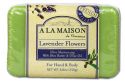 A La Maison Bar Soap Lavender Flowers 8.8 oz