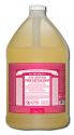 Dr Bronners Liquid Castile Soap Rose gallon