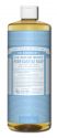 Dr Bronners Liquid Castile Soap Baby Unscented 32 oz
