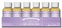 Dr Bronners Magic Soap Travel Organic Liquid Soap Lavender 2 oz/12 pk