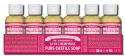 Dr Bronners Magic Soap Travel Organic Liquid Soap Rose 2 oz 12 pk