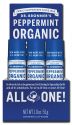 Dr Bronners Organic Lip Balms Peppermint 12 pack