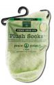 Earth Therapeutics Foot & Pumice Products Hemp Seed Oil Aloe Socks Light Green