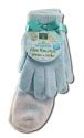 Earth Therapeutics Foot & Pumice Products Aloe Infused Snowflake Glove and Sock Set Blue