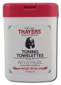 Thayers Witch Hazel Toning Towelettes Rose Petal 30 ct