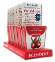 Eco-Dent GentleFloss VeganFloss Cranberry-Aloe 100 yd. 6 pk
