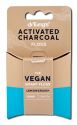 Dr. Tungs Products Oral Hygiene Activated Charcoal Vegan Floss Lemongrass 30 yd