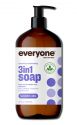EO Products EO 3 In 1 Everyone Soap: Shower Gel, Bubble Bath, Shampoo Lavender Aloe