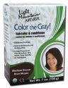 Light Mountain Color the Gray Natural Haircolor and Conditioner Medium Brown