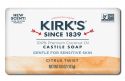 Kirks Natural Products Castile Bar Soap Castile Citrus Twist 4 oz
