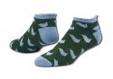 Maggies Functional Organics Footie Socks Bird Cotton Tab Size 5.5-9.5