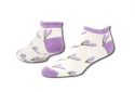 Maggies Functional Organics Footie Socks Lavender Cotton Tab Size 5.5-9.5