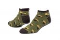 Maggies Functional Organics Footie Socks Mushroom Cotton Tab Size 5.5-9.5