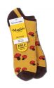 Maggies Functional Organics Footie Socks Mushroom Honey 10-13