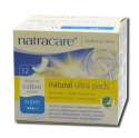 Natracare Cool Comfort Pads And Shields Ultra Super Pad w/Wings 12 pads