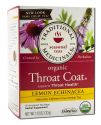 Traditional Medicinals Organic Tea (16 Bags Per Box) Lemon Echinacea Throat Coat