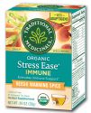 Traditional Medicinals Organic Tea (16 Bags Per Box) Stress Ease Immune with Adaptogens 16 ct