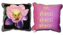 CIRCLES OF LIGHT CIRCLES OF LIGHT PILLOW 14 X 14 Pink Lotus Om Shanti