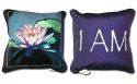 CIRCLES OF LIGHT CIRCLES OF LIGHT PILLOW 14 X 14 Light Violet on Blue Water I Am