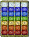 CIRCLES OF LIGHT CIRCLES OF LIGHT TAPESTRY THROW 68 X 48 Chakra Light