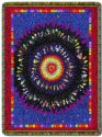 CIRCLES OF LIGHT CIRCLES OF LIGHT TAPESTRY THROW 68 X 48 Rainbow Heart