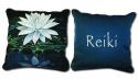 CIRCLES OF LIGHT CIRCLES OF LIGHT PILLOW 14 X 14 White Lotus Reiki