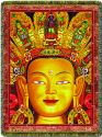 CIRCLES OF LIGHT CIRCLES OF LIGHT TAPESTRY THROW 68 X 48 Lord Maitreya