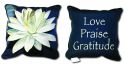 CIRCLES OF LIGHT CIRCLES OF LIGHT PILLOW 14 X 14 White Love Praise Gratitude