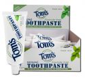 Toms of Maine Trial Size Products Fresh Mint Whitening Fluoride Free Toothpaste 3 oz POP 12 pc
