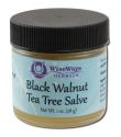 WiseWays Herbals Salves for Natural Skin Care Black Walnut Tea Tree Salve 1 oz