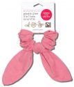 KOOSHOO Plastic Free Hair Accessories 3-in-1 Bow Scrunchie Flamingo