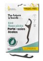 The Future Is Bamboo Eco Floss Picks Charcoal Lemon 50 ct