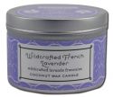 Pure Plant Home Coconut Wax in a Silver Tin Wildcrafted French Lavender 3 oz