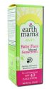 Earth Mama Organics Sunscreens Baby Face Mineral Sunscreen Face Stick SPF 40 .74 oz