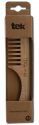 TEK US Brushes & Combs Handmade in Italy Comb with Handle and Wide Teeth