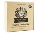 MOON VALLEY ORGANICS Herbal Lotion Bar Coconut Lemon 1.9 oz