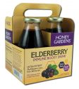 Honey Gardens Apiaries Plant Medicine & The Work of The Bees Elderberry Immune Boost 10.1 oz 4 pk