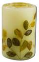 Auroshikha Cylindrical (1.75 in x 2.75 in)(4.6 cm) Flower Candles Rose