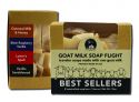 O MY! BATH AND BODY O MY! GOAT MILK TRAVELER SOAP FLIGHT Traveler Soap Flight 1.5 oz Best Sellers 8 pc