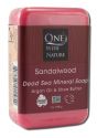 One With Nature Dead Sea Mineral Products Soap Sandalwood 7 oz
