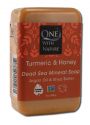 One With Nature Dead Sea Mineral Products Soap Turmeric & Honey 7 oz