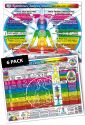 Inner Light Resources Original Laminated Charts Rainbow (rainbow coded) 6 Packs