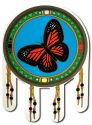 Native Visions Electrostatic Window Transparencies  Monarch Butterfly