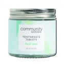 COMMUNITY GOODS COMMUNITY GOODS TOOTHPASTE TABLETS Fresh Mint Jar 4 oz