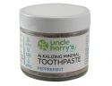 Uncle Harrys Natural Products Oral Care Peppermint Toothpaste 3 oz Glass Jar