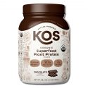 Kos Nutritionals Organic Plant Based Protein Powder Chocolate 28 Serving Jar