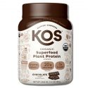 Kos Nutritionals Organic Plant Based Protein Powder Chocolate 15 Serving Jar