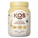 Kos Nutritionals Organic Plant Based Protein Powder Vanilla 28 Serving Jar